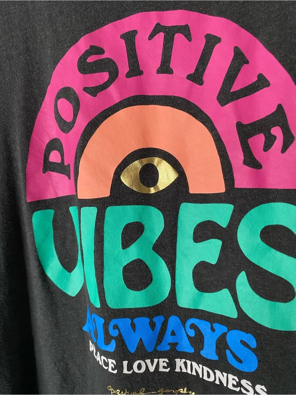 Spiritual Gangster Peace Love Kindness Muscle Tank Positive Vibes Graphic - Picture 6 of 8